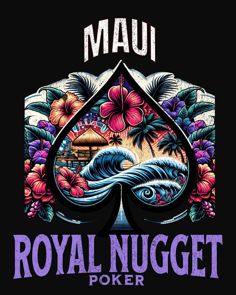 The Royal Maui Monty Women's Custom Tee - Black