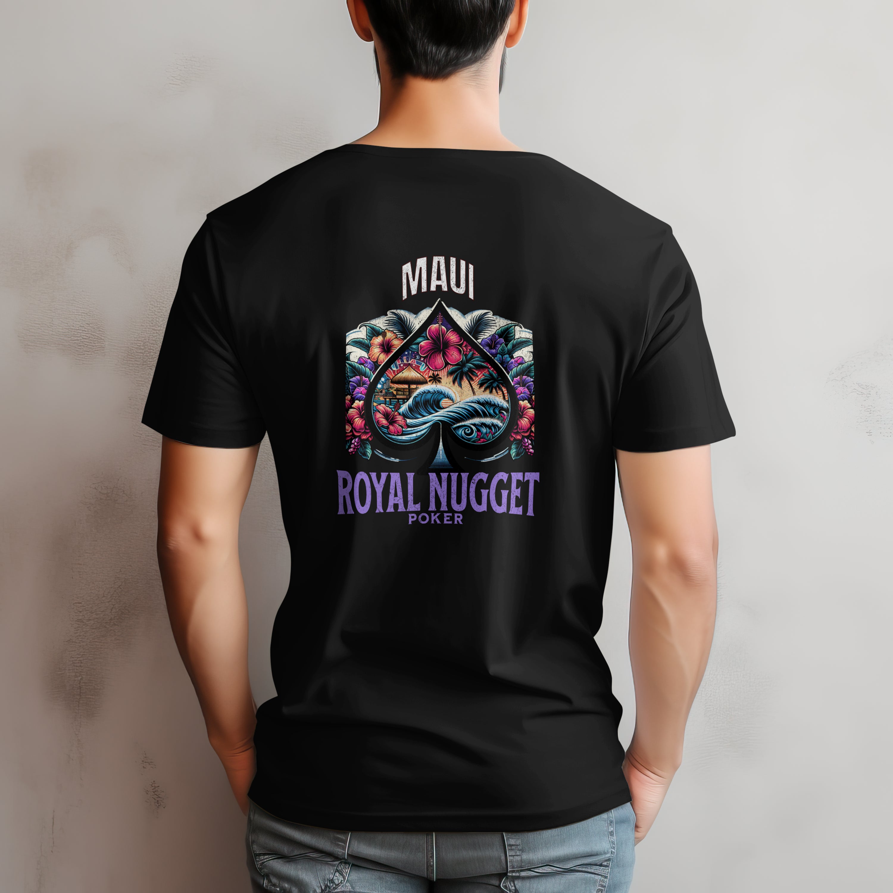 The Royal Maui Monty Custom Tee - Black