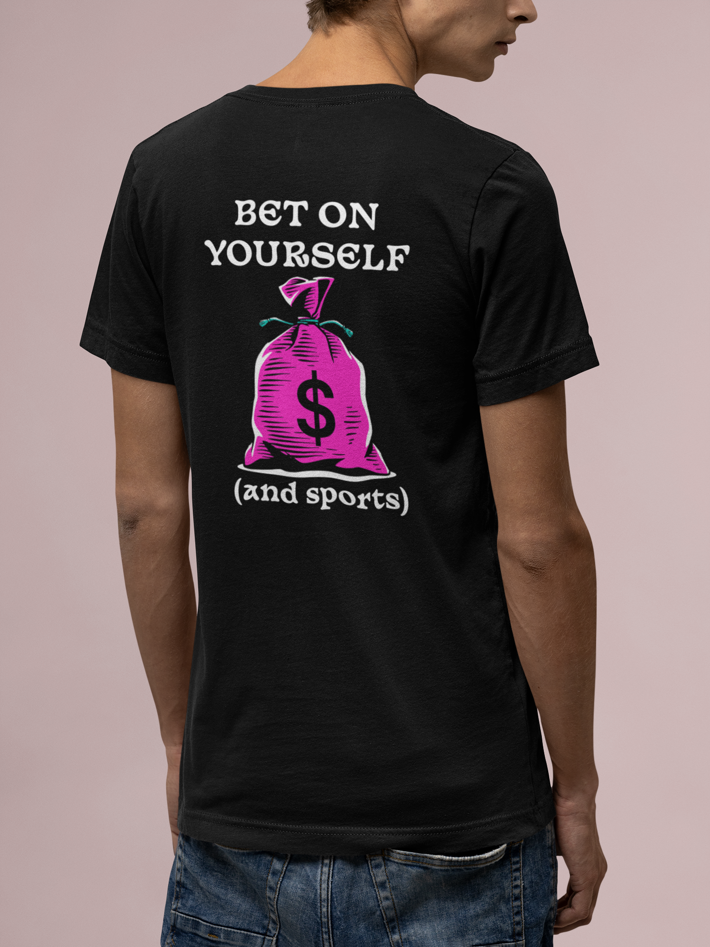 Bet On Yourself (and sports) Tee - Black