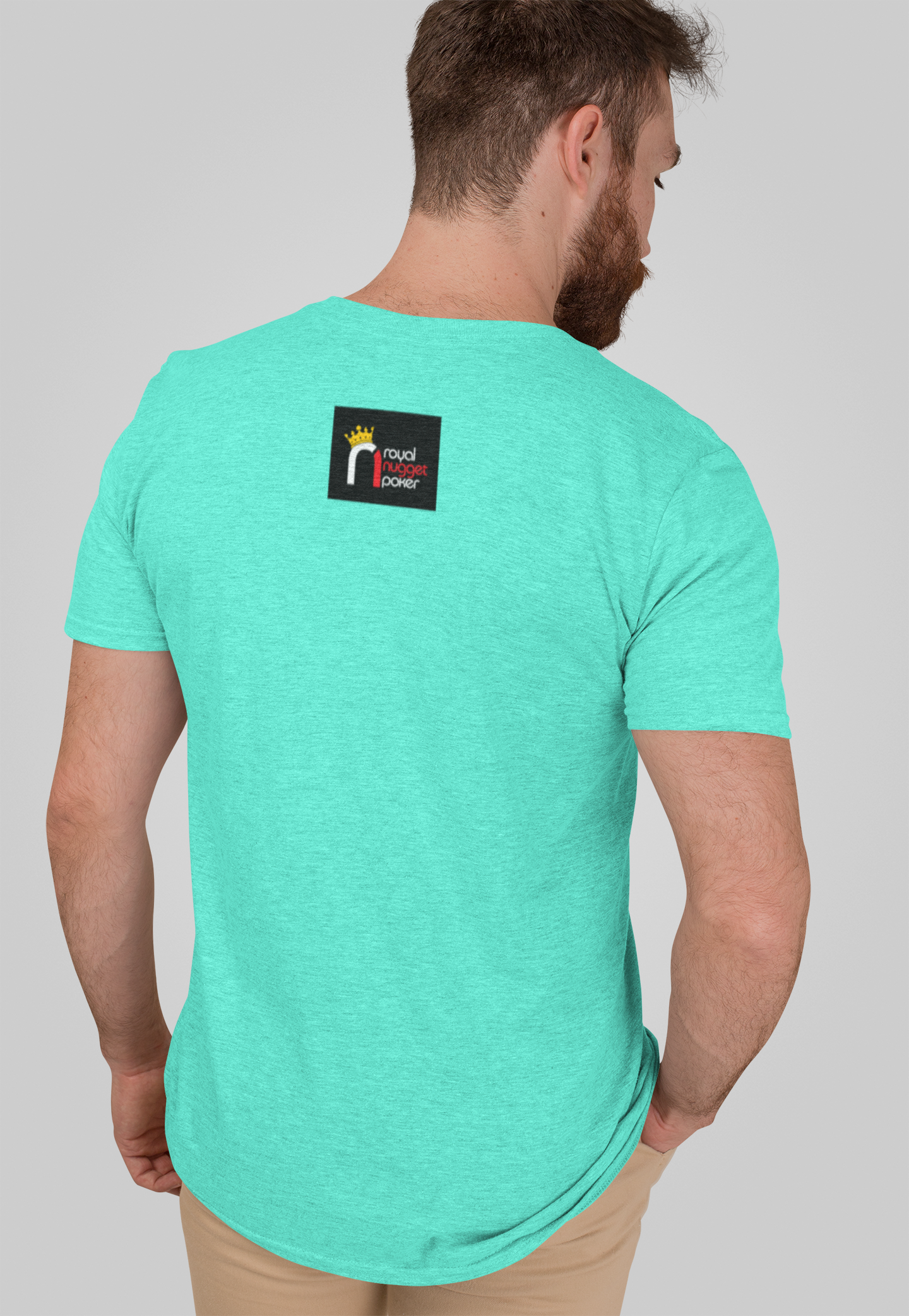 Nobody Cares (What You Folded) Blue Heart Tee - Teal