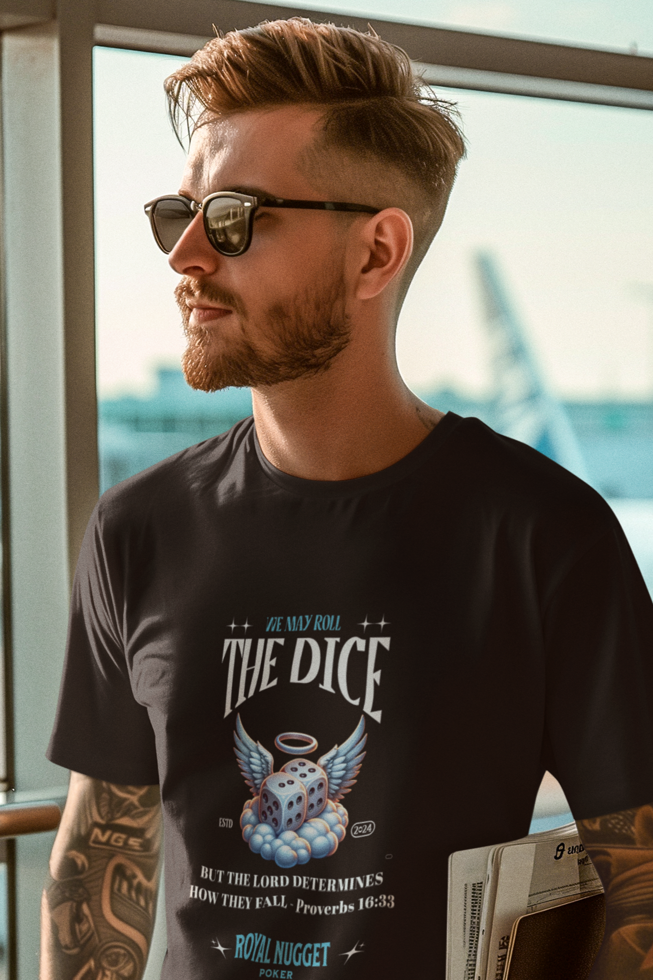 The Dice Custom Tee- Black