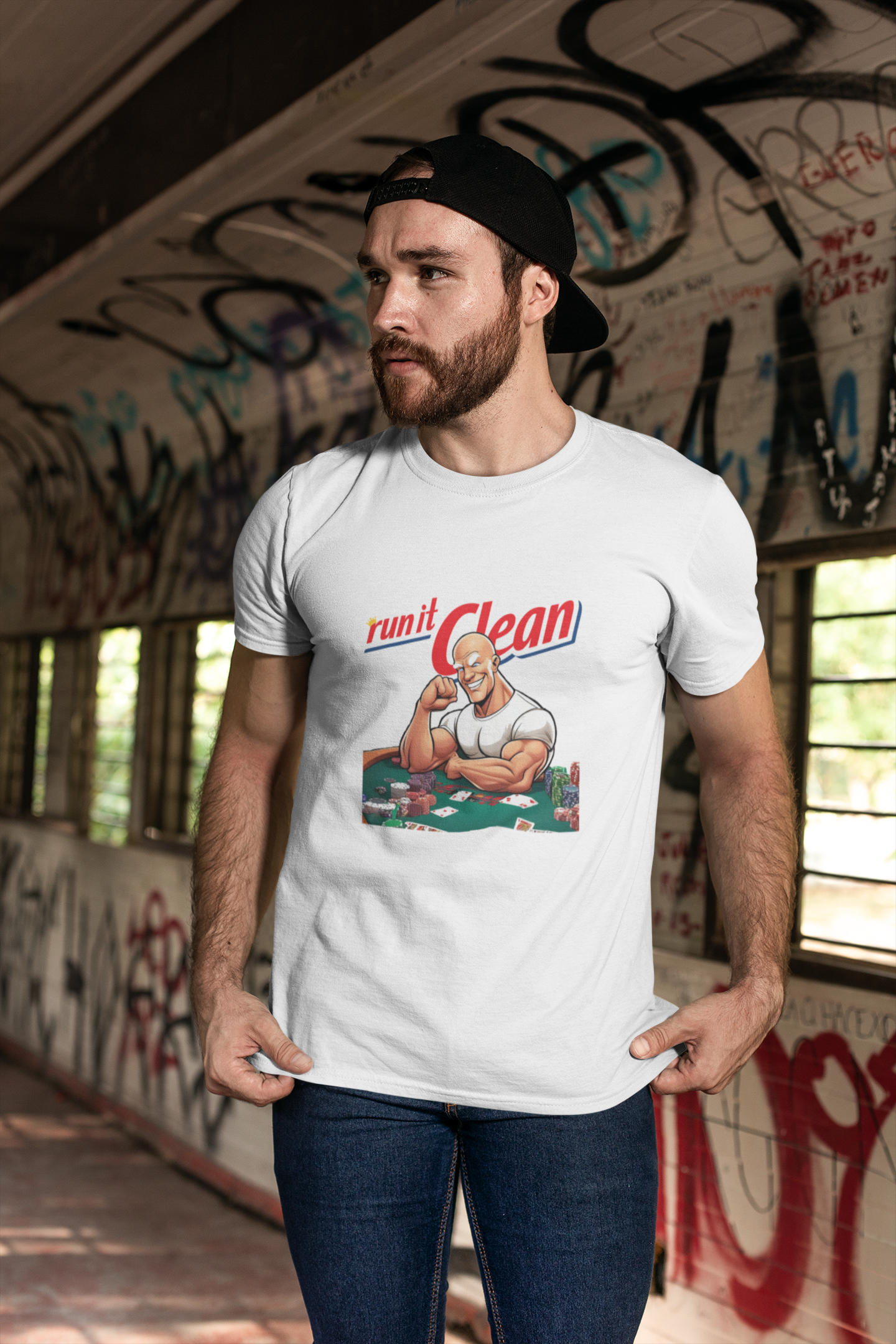 Run It Clean Tee - White