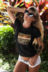 Gratitude Custom Women's Tee - Black