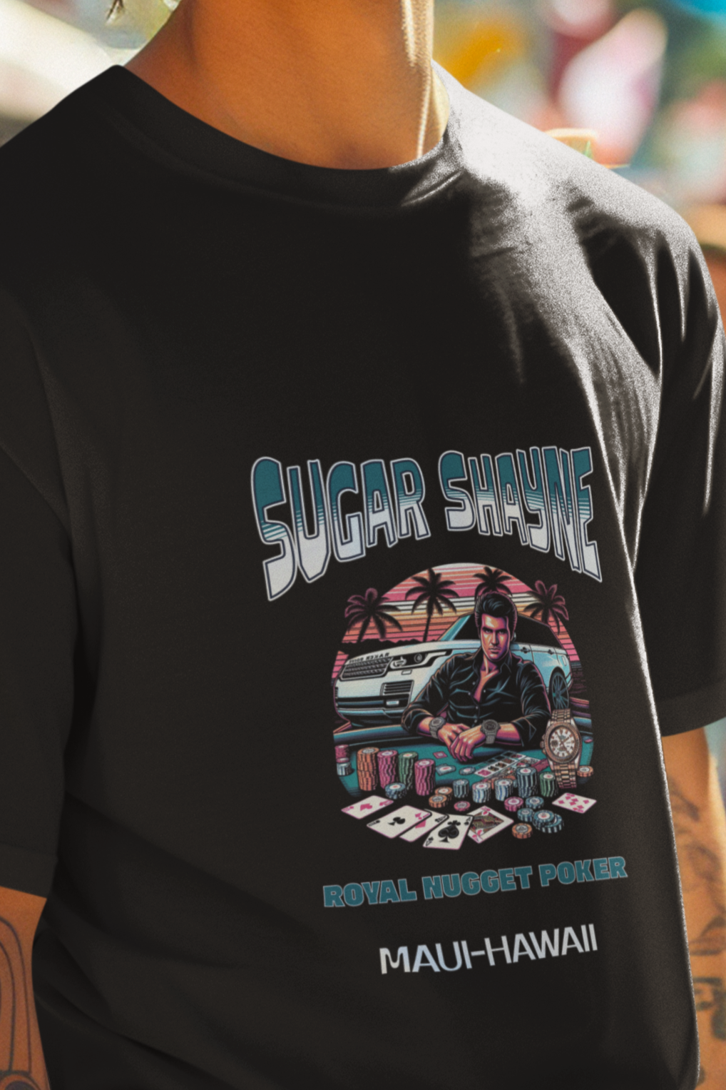 Sugar Shayne Custom Tee -Black