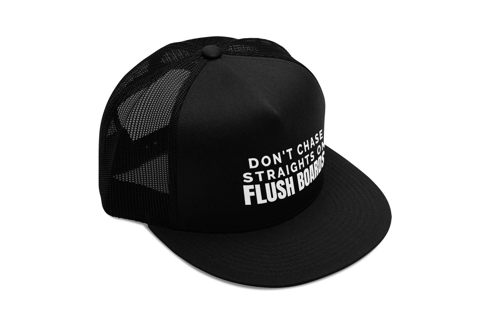 Reno and Flush Boards Trucker Cap - Black