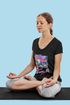 Namaste Hawaii Custom Women's V-Neck Tee - Black